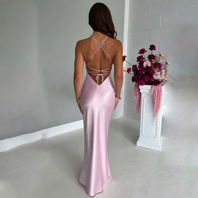 Robe Longue Satin