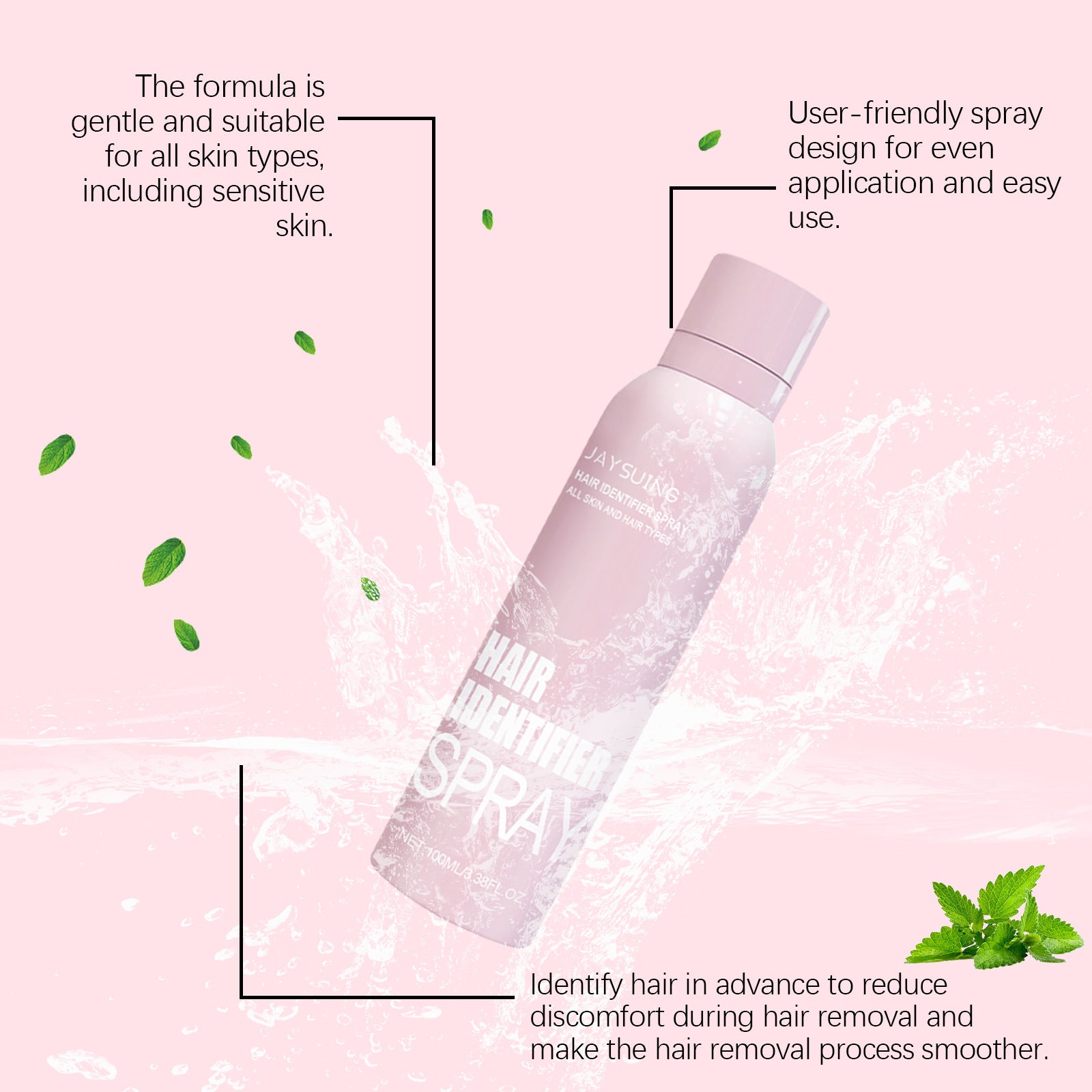  Vaporisateur Spray pour épilation du visage