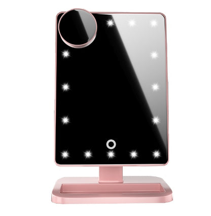 Miroir maquillage ecran tactile LED
