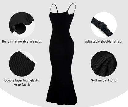 Robe Longue Moulante 2 en 1