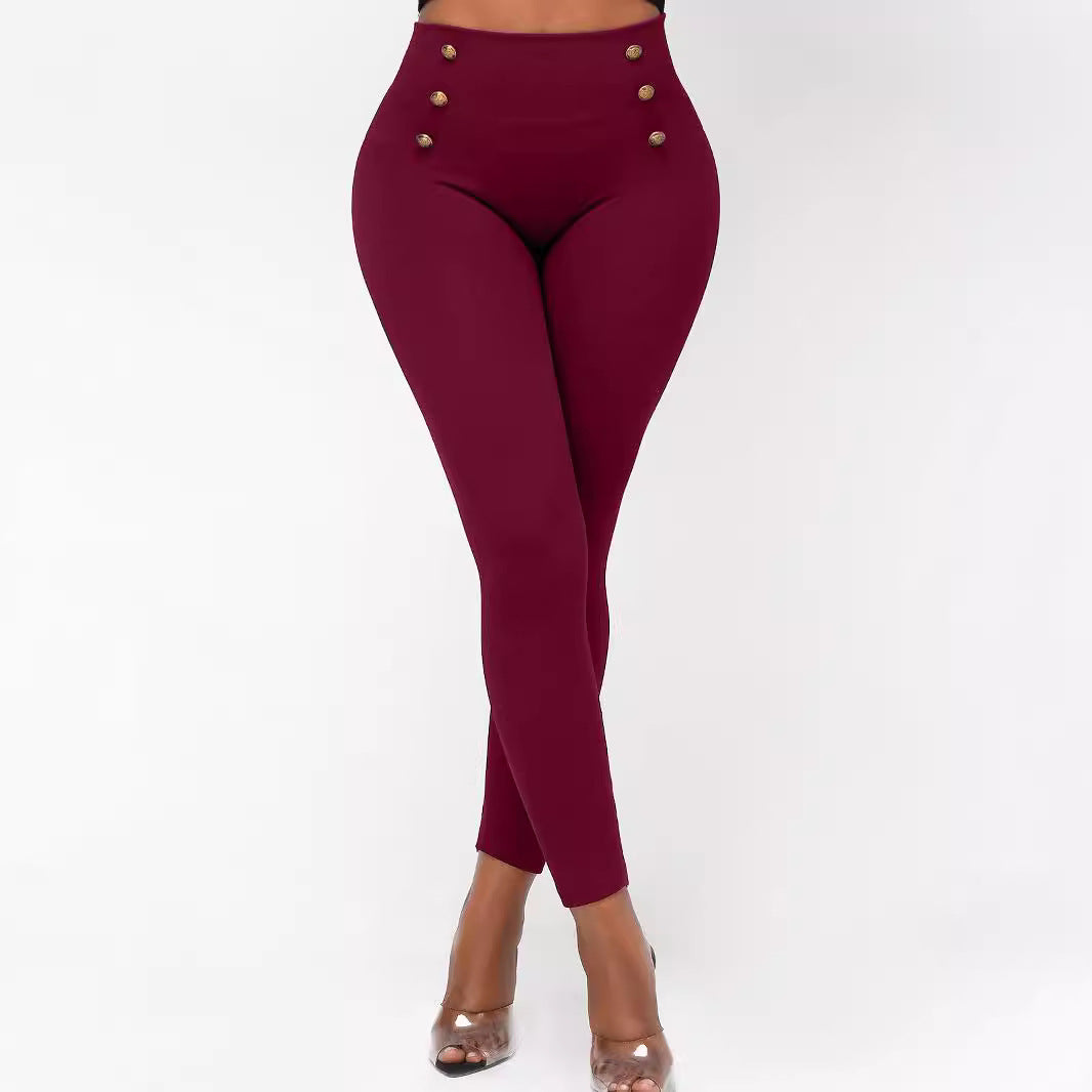  Pantalon taille haute