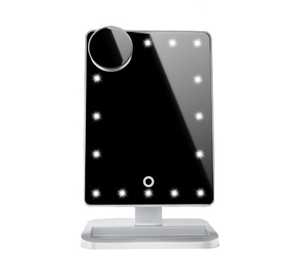 Miroir maquillage ecran tactile LED