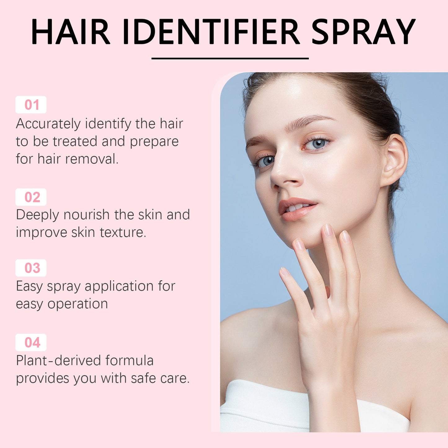  Vaporisateur Spray pour épilation du visage