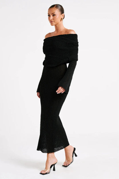 Robe épaules nues 
