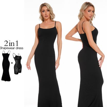Robe Longue Moulante 2 en 1