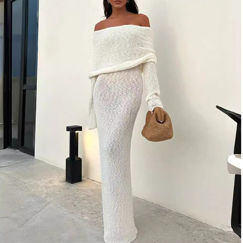 Robe épaules nues 