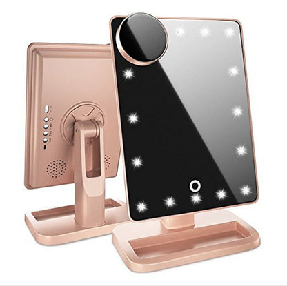 Miroir maquillage ecran tactile LED