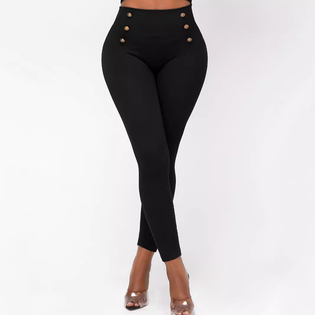  Pantalon taille haute